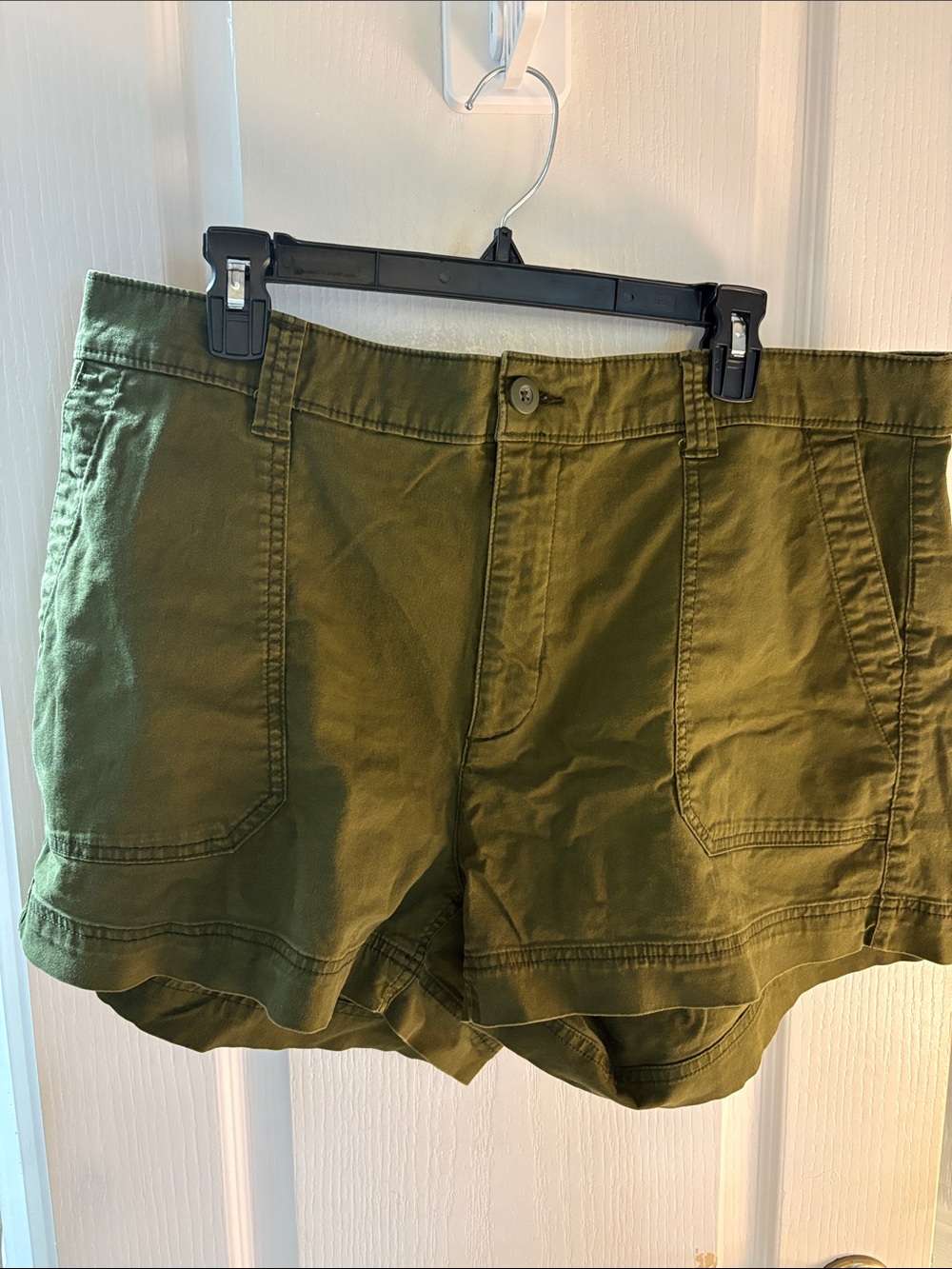 Old Navy Olive Green Utility Bermuda Shorts